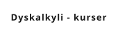 Dyskalkyli - kurser